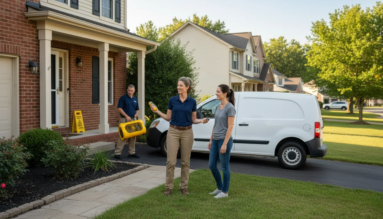Water restoration image for Fire And Smoke Damage Restoration in Lancaster, OH